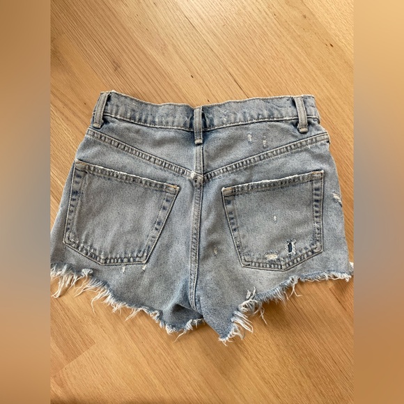 High Waisted Denim Shorts - Picture 4 of 5